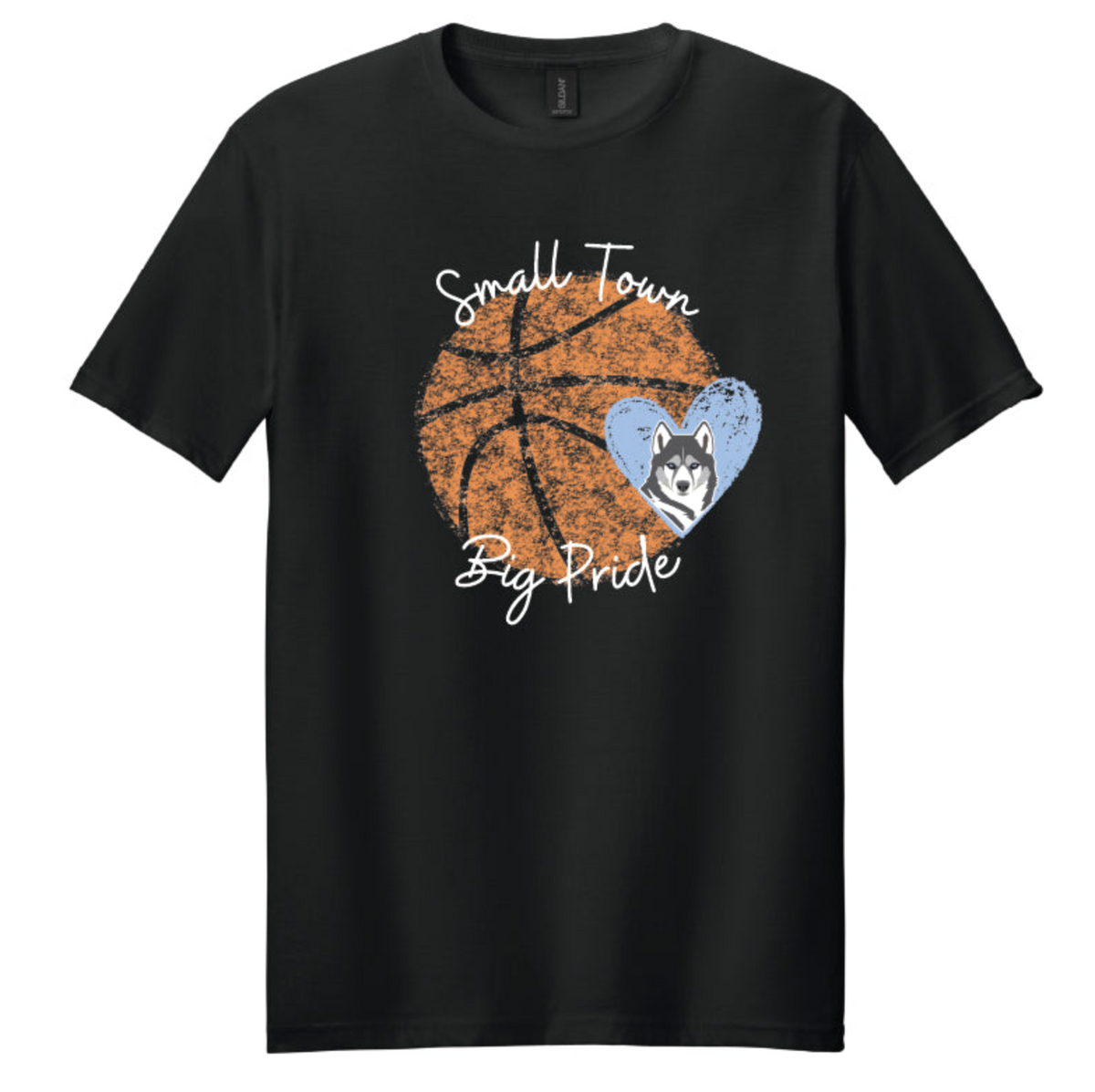 Small Town - Big Pride Heart Basketball