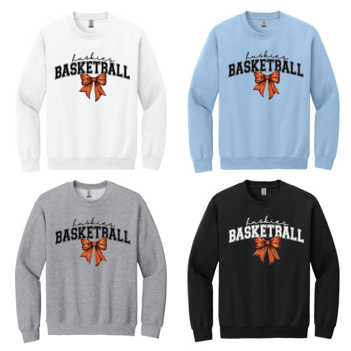 Huskies Basketball Coquette Bow
