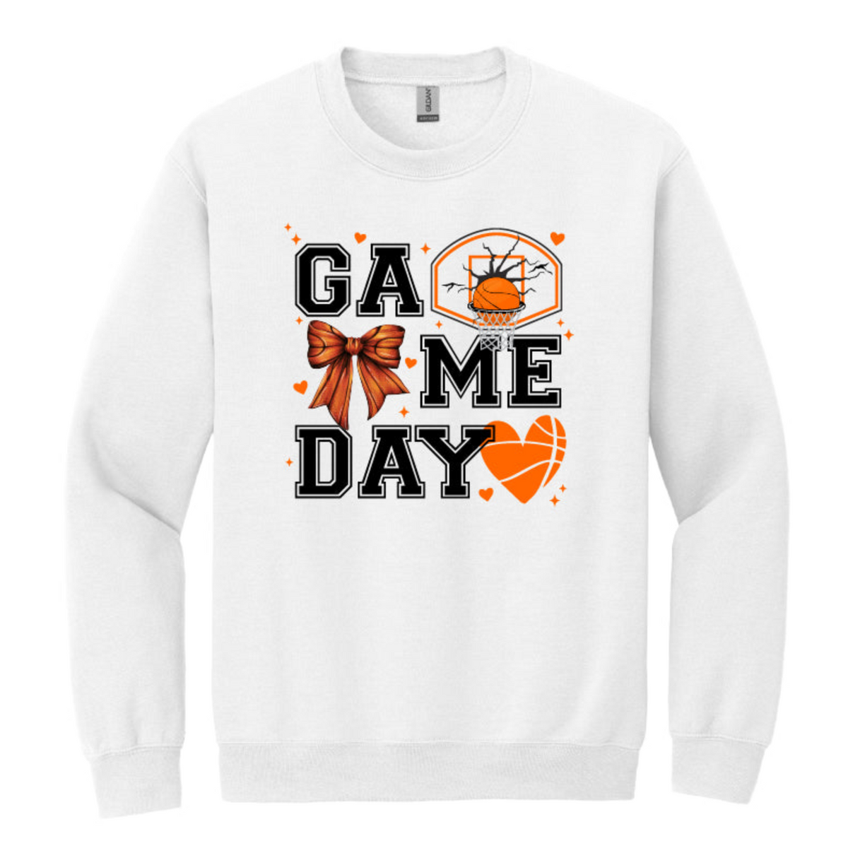 Girls Basketball Game Day Bow