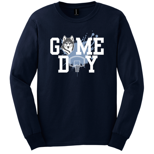 Basketball Game Day Husky Hoop