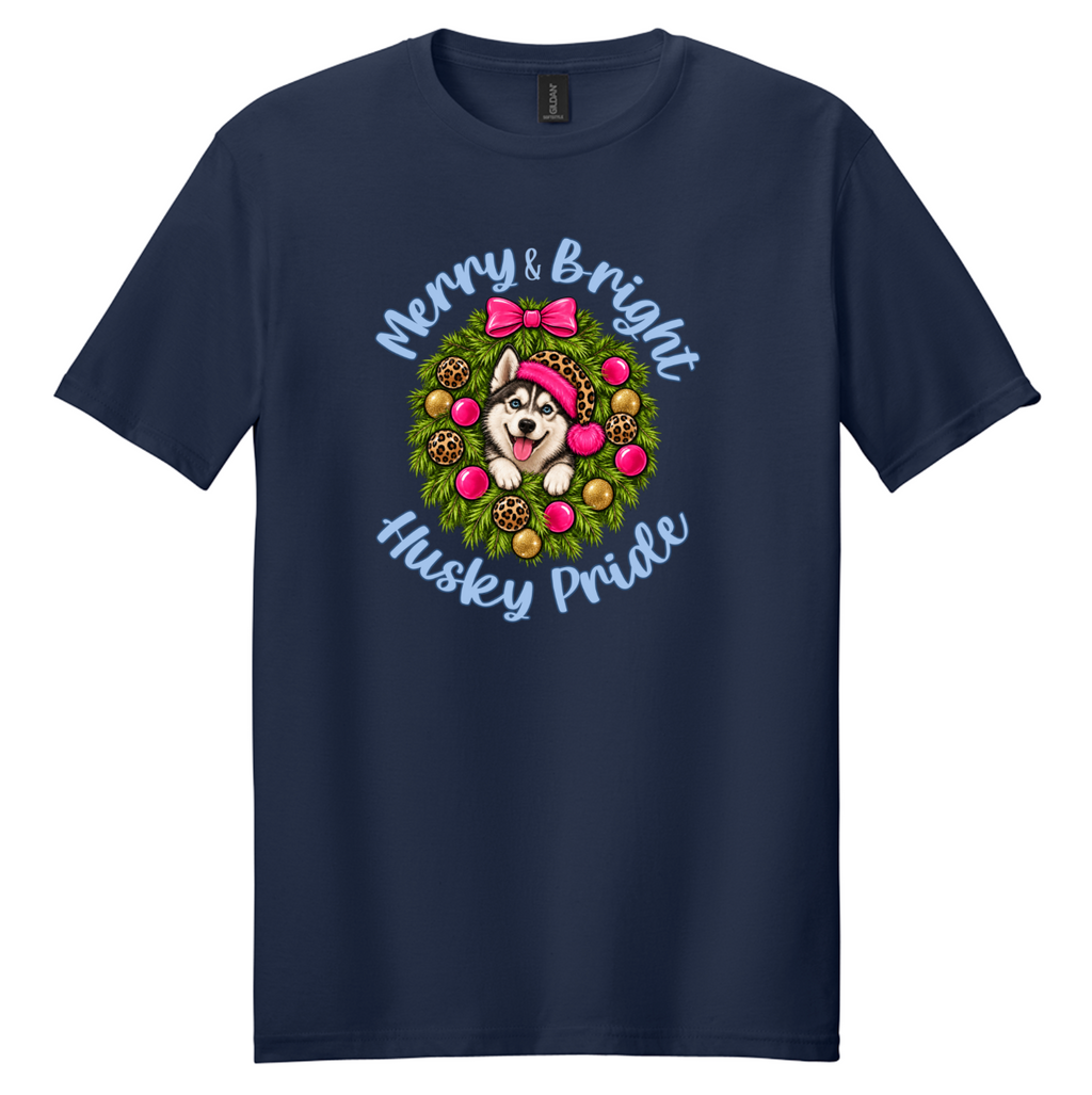 Merry & Bright Husky Pride