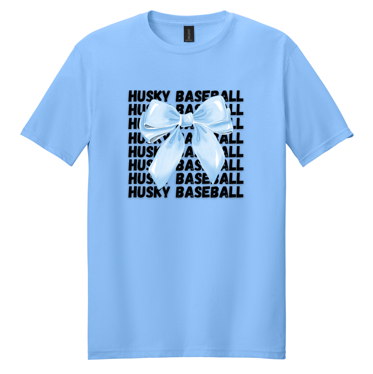 Husky Baseball Repeat Bow