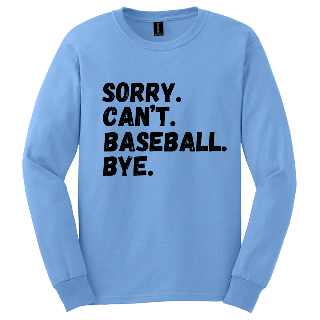 Sorry. Can't. Baseball.