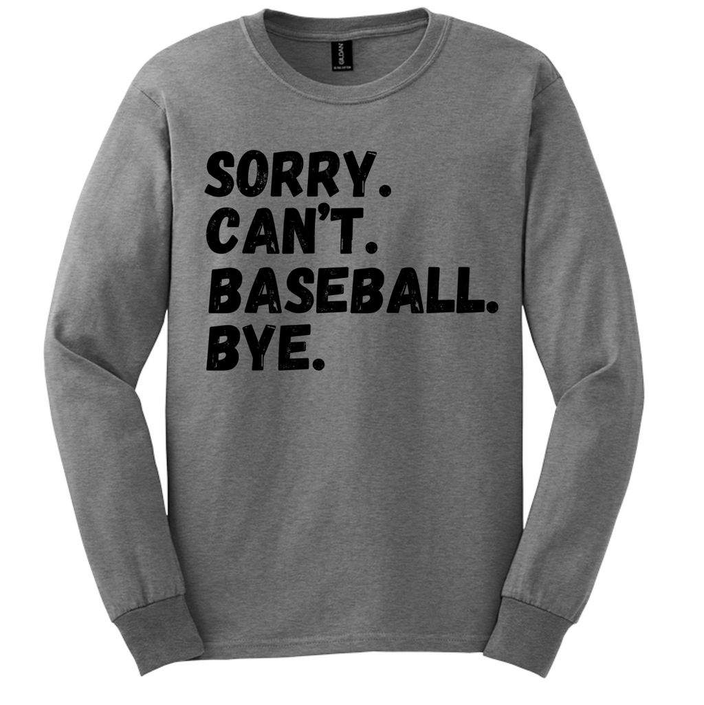 Sorry. Can't. Baseball.