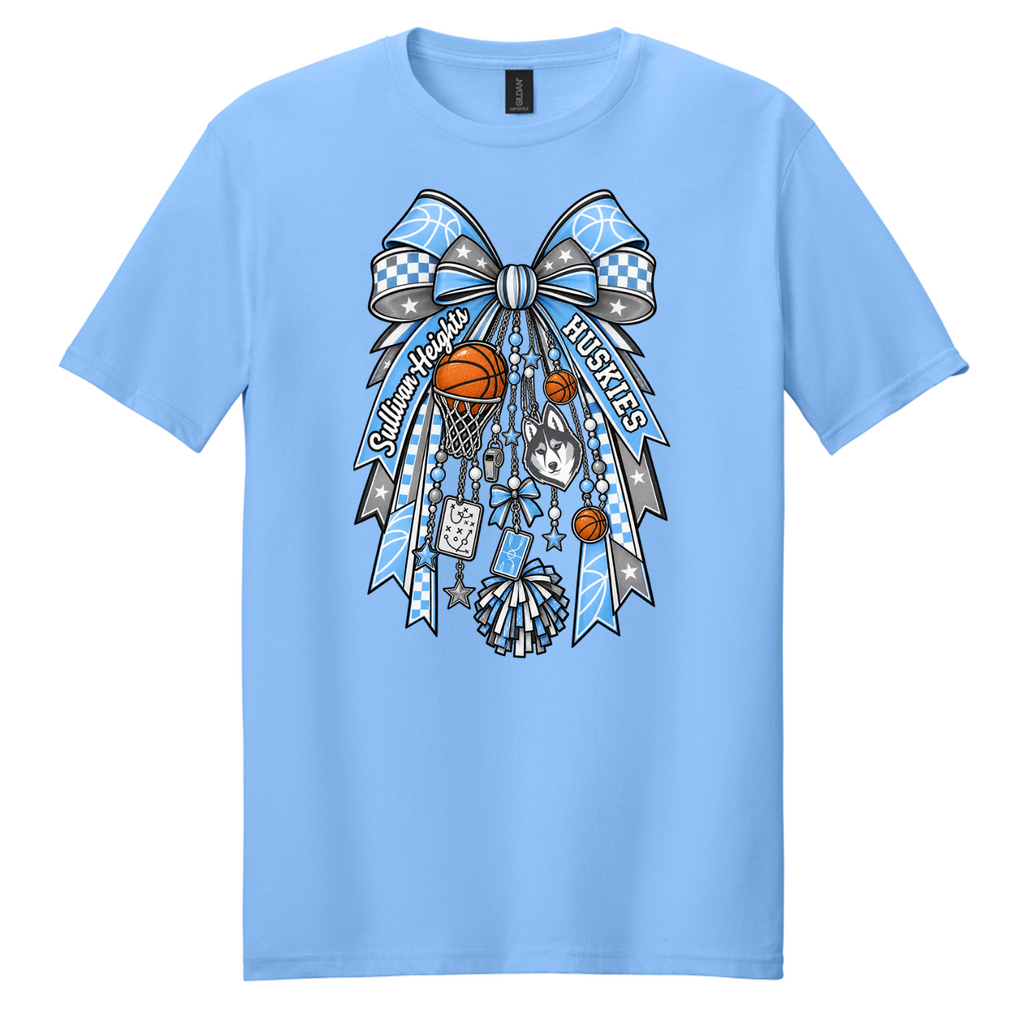 Basketball Charm Bow