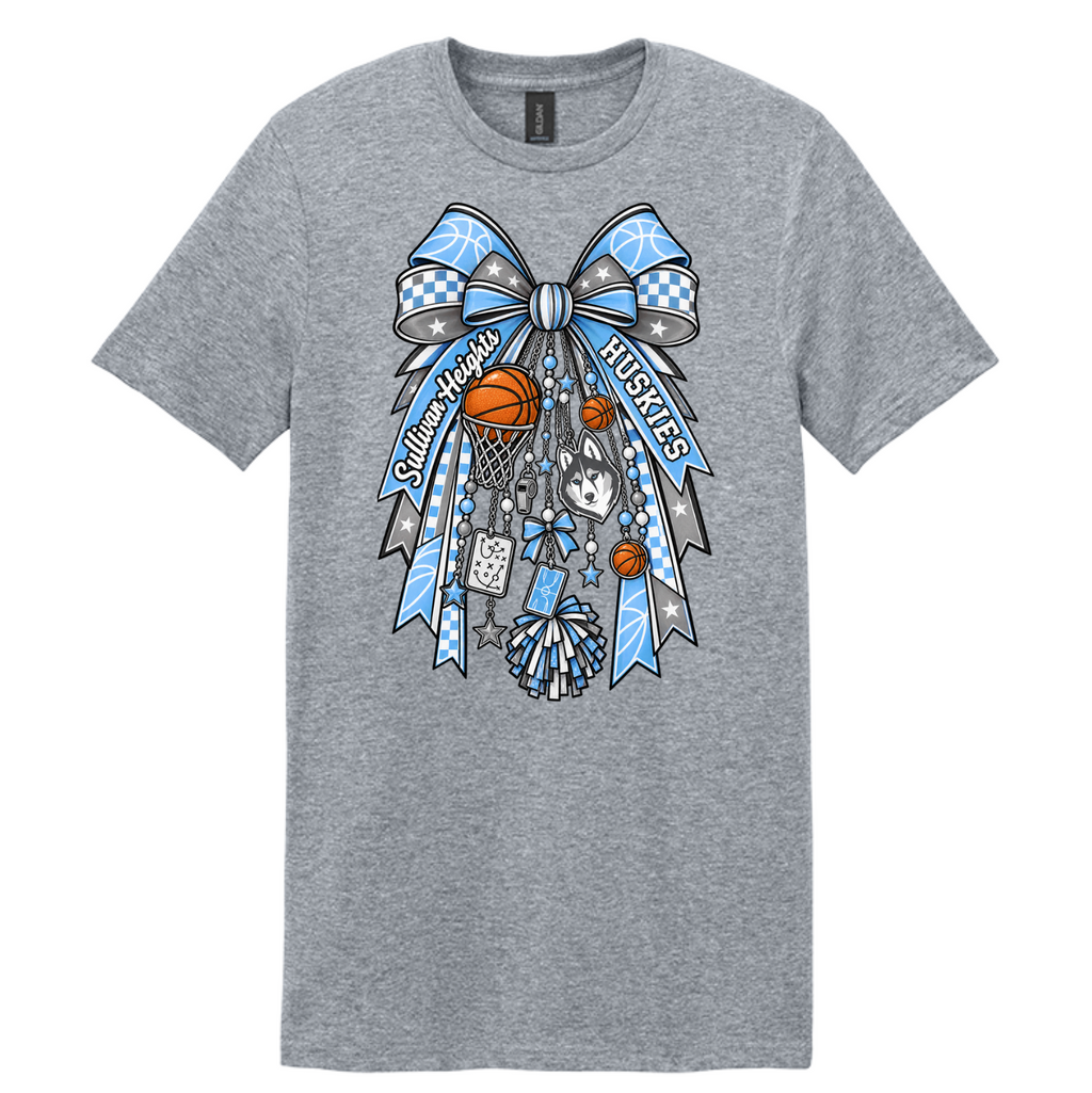 Basketball Charm Bow