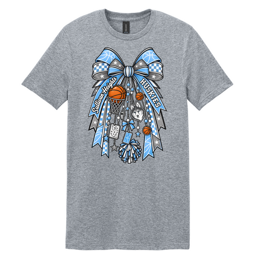 Basketball Charm Bow