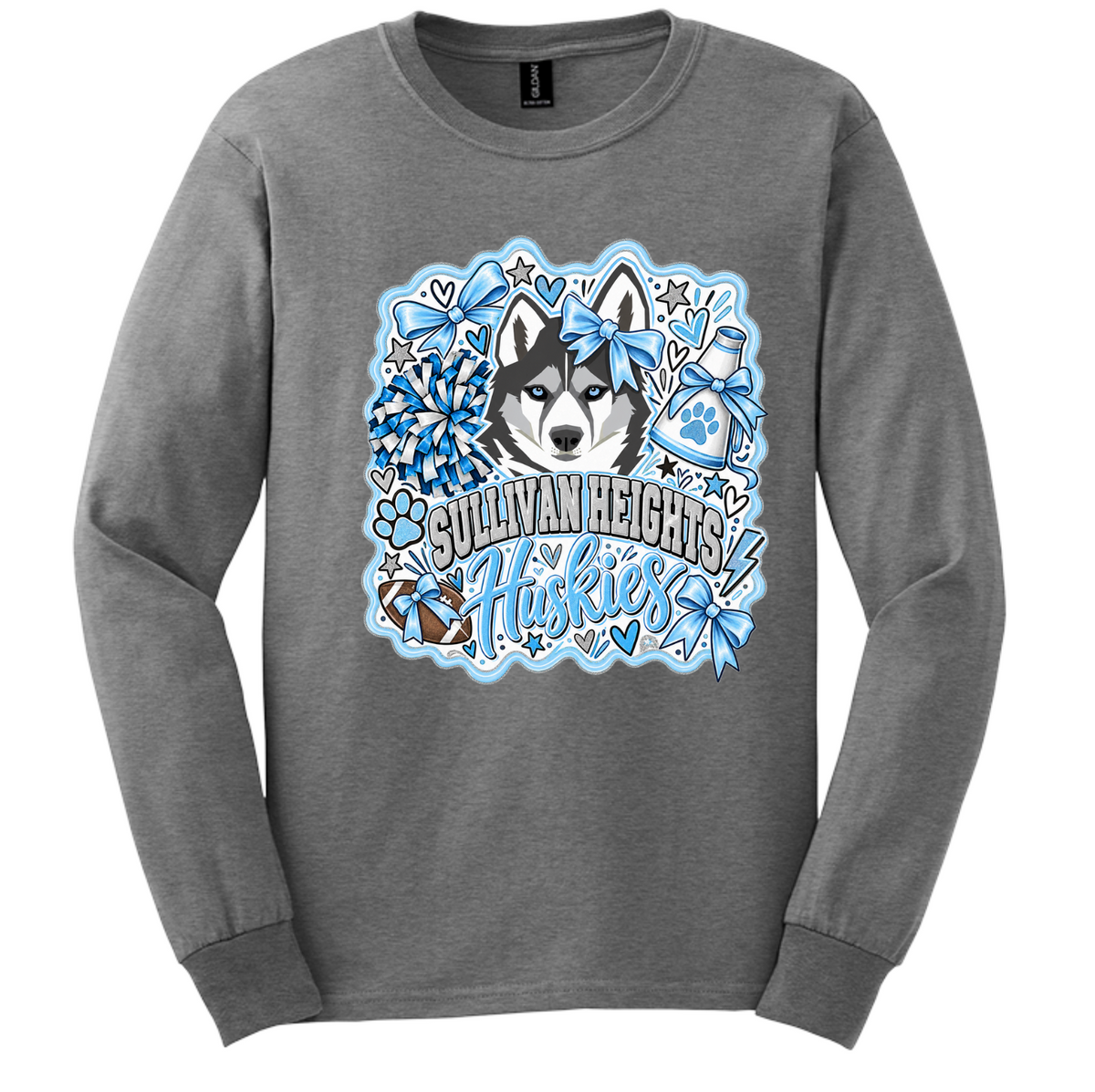 Huskies Team Spirit Doodles