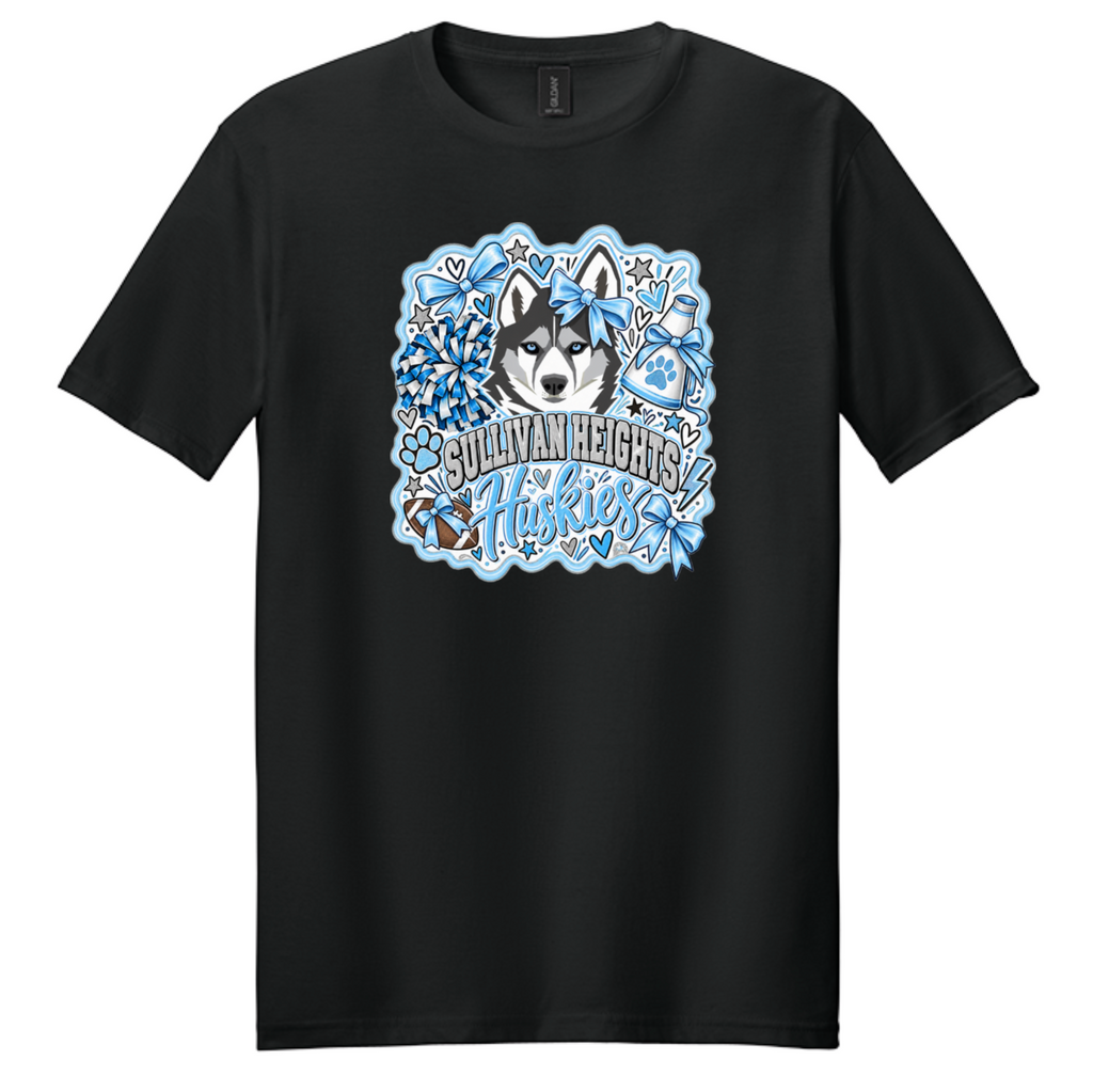 Huskies Team Spirit Doodles