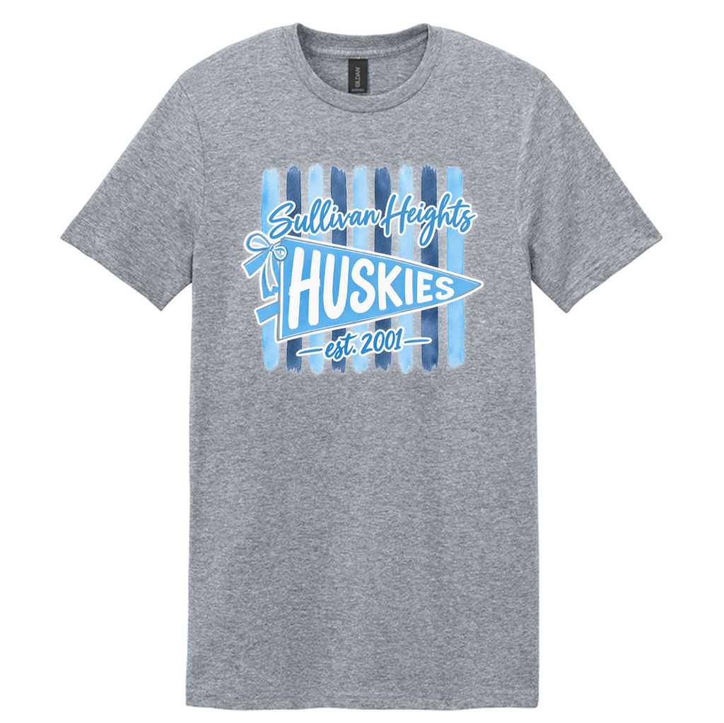 Husky Preppy Pennant Flag