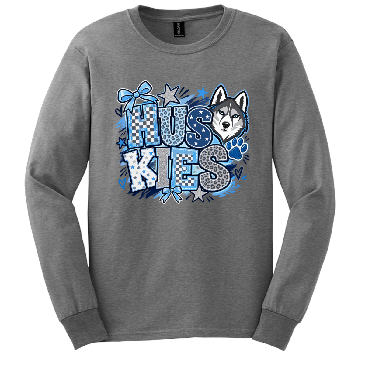 Huskies Patchwork Preppy