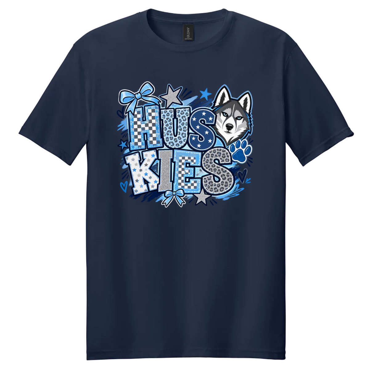 Huskies Patchwork Preppy